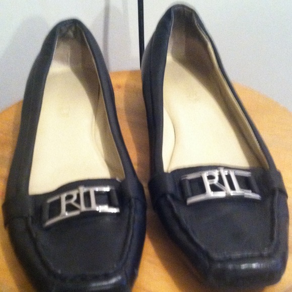 Ralph Lauren black flats