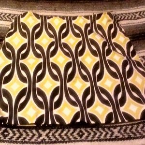 Geometric print skirt