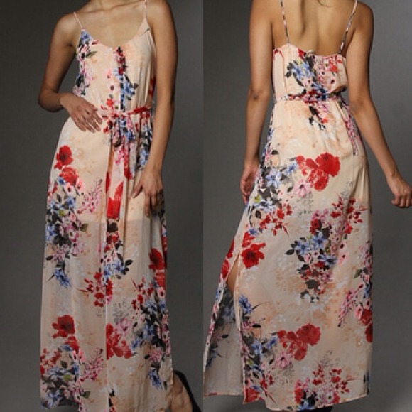 Floral Print Maxi