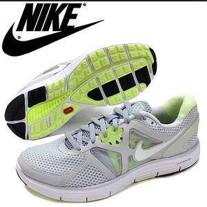 Breathe lunarglide grey and light green nike