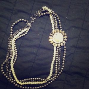 Pearl statement necklace