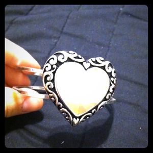 Heart cuff bracelet