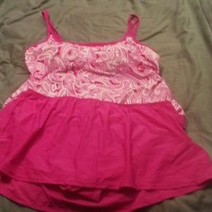 Plus size tankini set