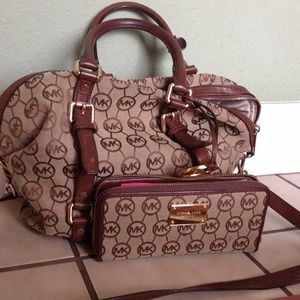 Michael Kors with matching wallet