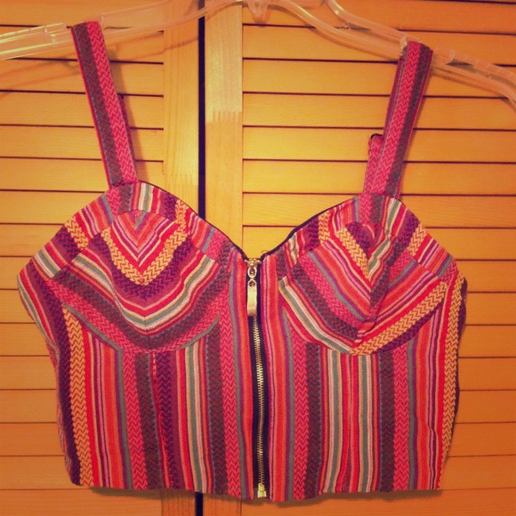 Beautiful baja crop top
