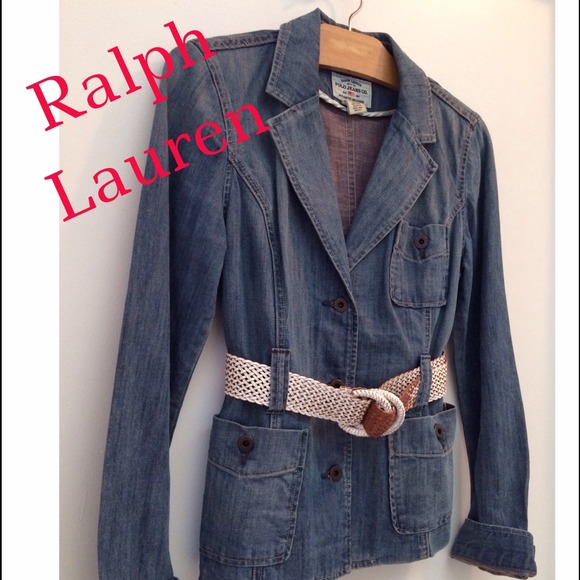 🎉🎉HOST PICK!! 🎉🎉 denim Ralph Lauren blazer