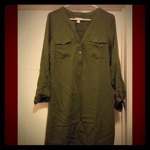 Old Navy Army Green Tunic size small