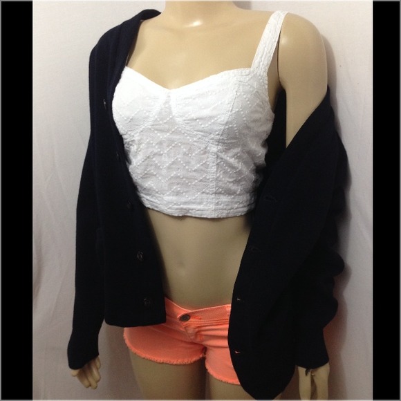 BRANDY MELVILLE style thick navy blue cardigan