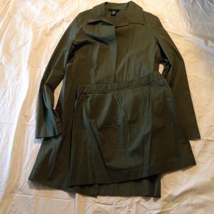 Trench Coat w/ matching Skirt