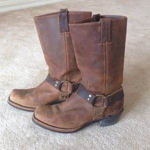 Biltrite leather women's square-toed cowboy boots