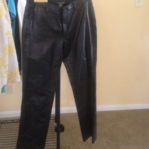 Leather pants
