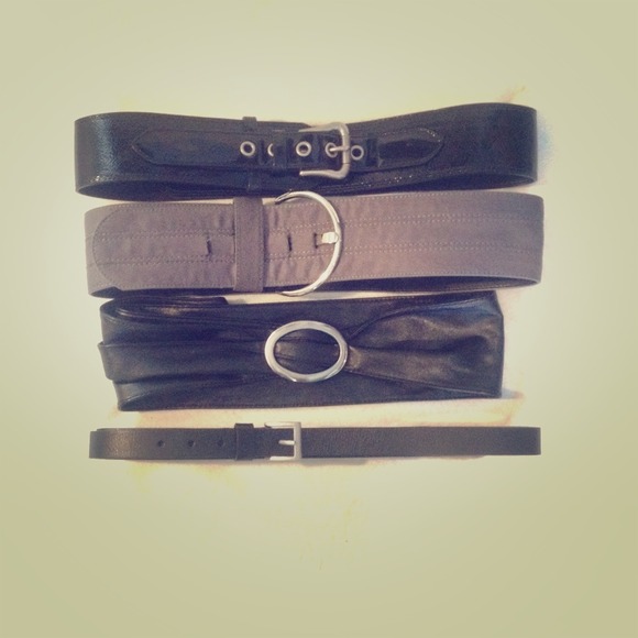 Bundle of four black belts!