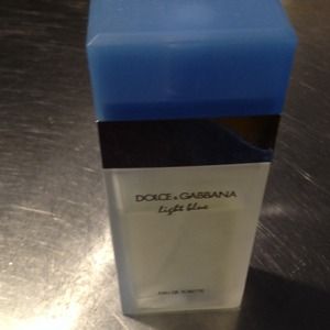 Perfume. Light Blue. 1/4 gone.