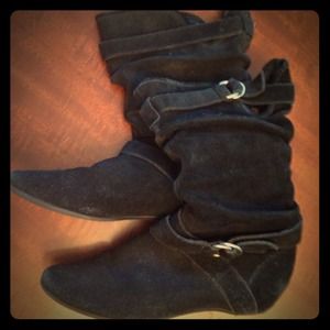 Black slouchy boots - B.P.