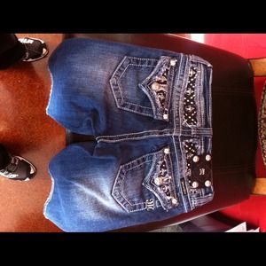 Girls size 12 Miss Me shorts