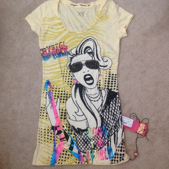 Crystal Rock Tops - 100% Authentic Crystal Rock long T