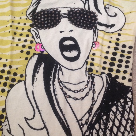 100% Authentic Crystal Rock long T - Picture 2 of 4