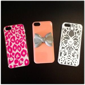 iPhone 5 Case Bow Leopard Floral