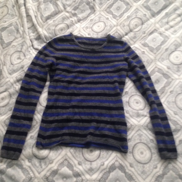 Striped cashmere sweater