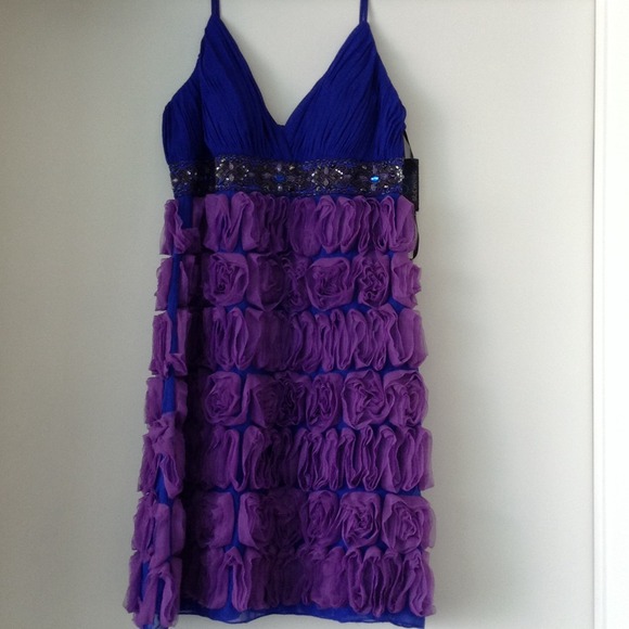 SUEWONG Dresses & Skirts - Party blue purple dress