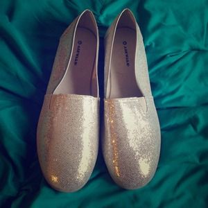 Glittery Slip-Ons