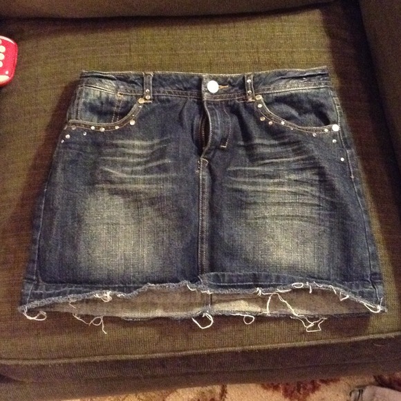 Denim skort - Picture 1 of 2