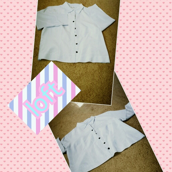 Light blue button down shirt