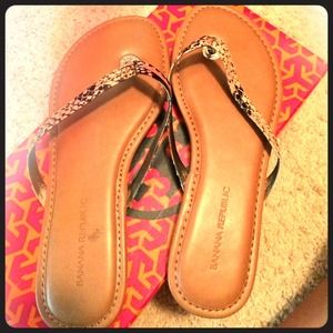 Brand new Banana Republic Flip Flops