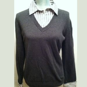 Gray Karen Scott Sweater