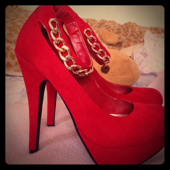 Red stilettos