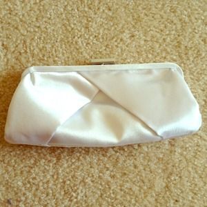 White Glam Clutch