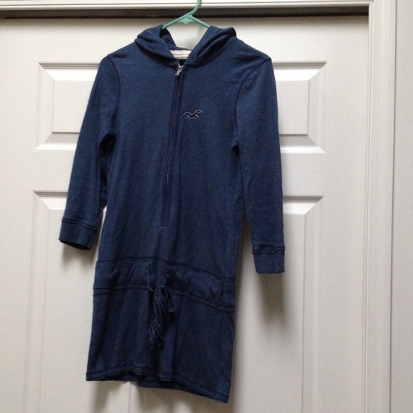 Hollister long zip up