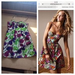 Victorias Secret Flowered Spring Corset Dress