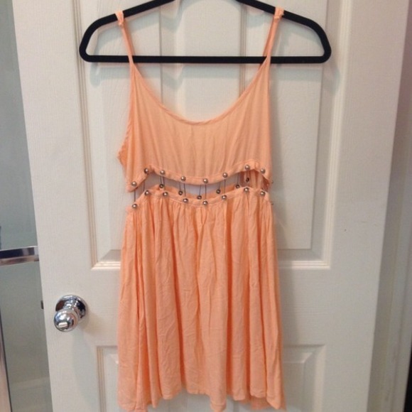 LF Dresses & Skirts - LF Coral Cut Out Dress