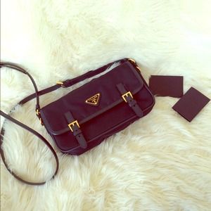 Prada Navy Blue nylon cross body