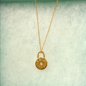 Tiffany mini lock 1873 yellow gold