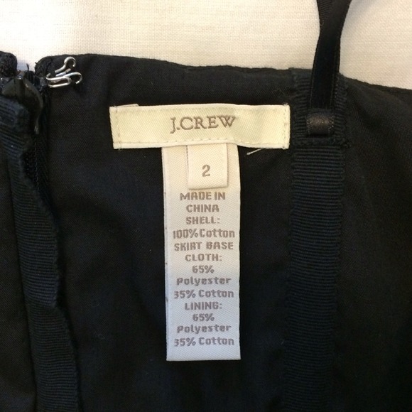 J. Crew Black Strapless Dress - Picture 3 of 4
