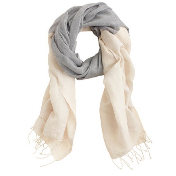 ❌SOLD in Bundle J. Crew Chambray & Linen Scarf.