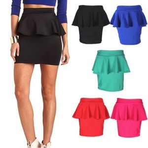 Peplum skirt