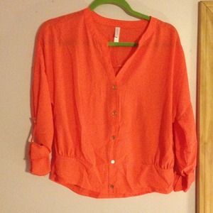 Beautiful orangey work shirt