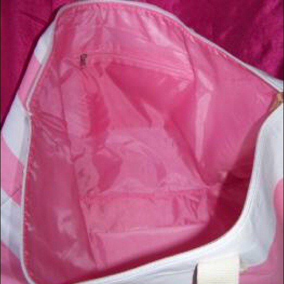 SOLD!!! BRAND NEW VS pink and white stripe large - Picture 3 of 4