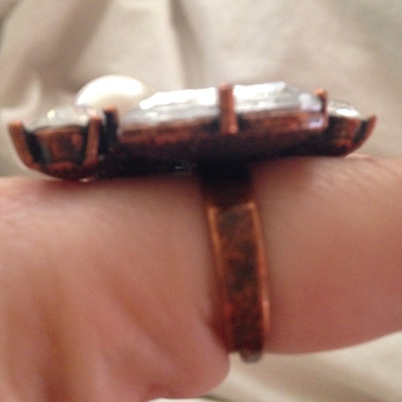 Diamond cluster ring - Picture 2 of 3