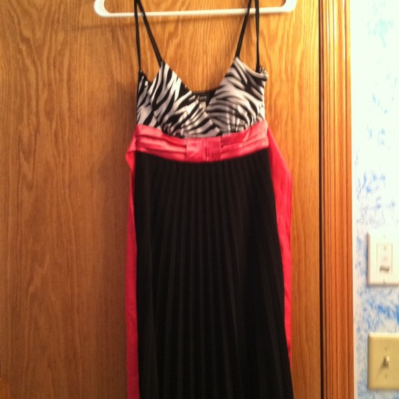 Zebra print dress