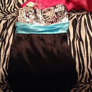sparking homecoming dress