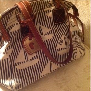 Dooney and Burke Nautical Sailboat Bag