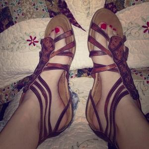 Brown sandals