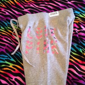 VICTORIA'S SECRET BLING CHEVRON PANTS