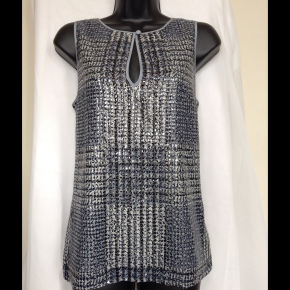 Tory Burch Sequin Shell Blouse