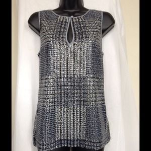 Tory Burch Sequin Shell Blouse