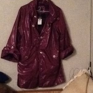Rue 21 purple raincoat!